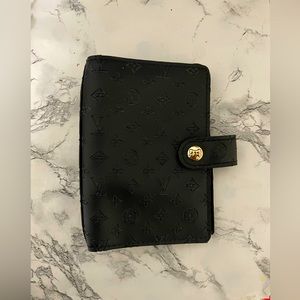 Black Small TN Binder / REAL cowhide leather / Planner / Travelers Notebook TN